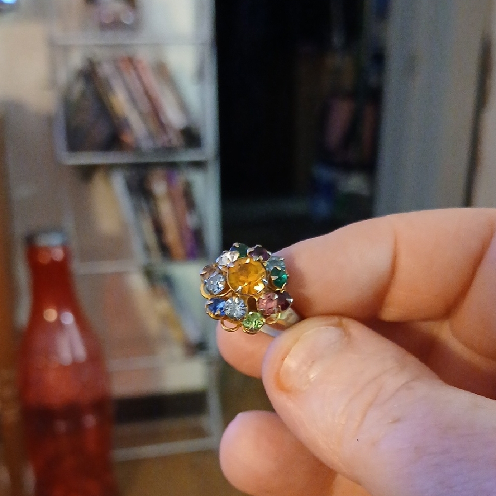 Judy Lee Elegant Multicolor Gemstone Ring